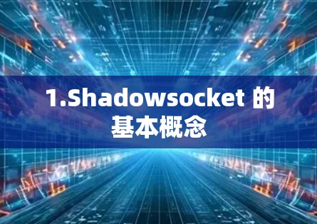 1.Shadowsocket 的基本概念 1.Shadowsocket 的基本概念