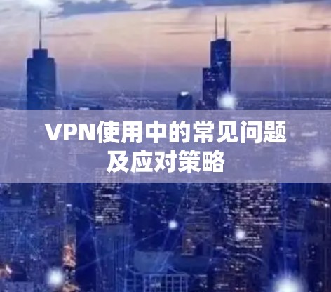 VPN使用中的常见问题及应对策略 VPN使用中的常见问题及应对策略
