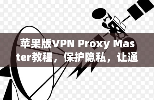 苹果版VPN Proxy Master教程,保护隐私,让通信更安全! 苹果版VPN Proxy Master教程,保护隐私,让通信更安全!