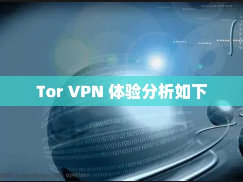 Tor VPN 体验分析如下 Tor VPN 体验分析如下