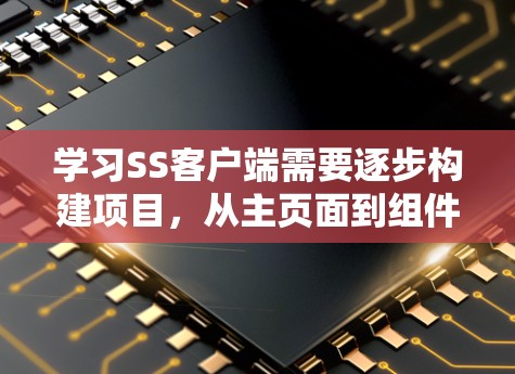 学习SS客户端需要逐步构建项目，从主页面到组件，从配置到使用。以下是详细的步骤和建议