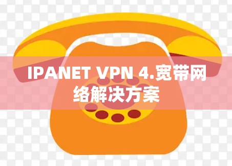 IPANET VPN 4.宽带网络解决方案